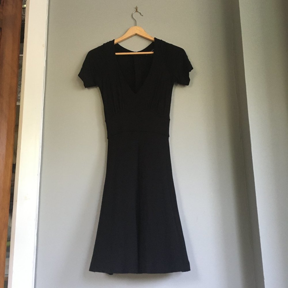 French Connection Black A-Line Dress US 6 / UK 8 - Picture 2 of 5